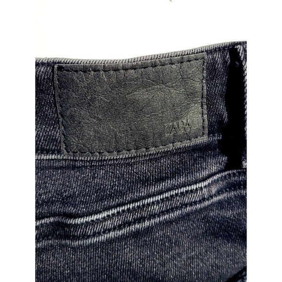Zara Straight size 6‎ Black Women's Jeans classicore - Picture 3 of 8